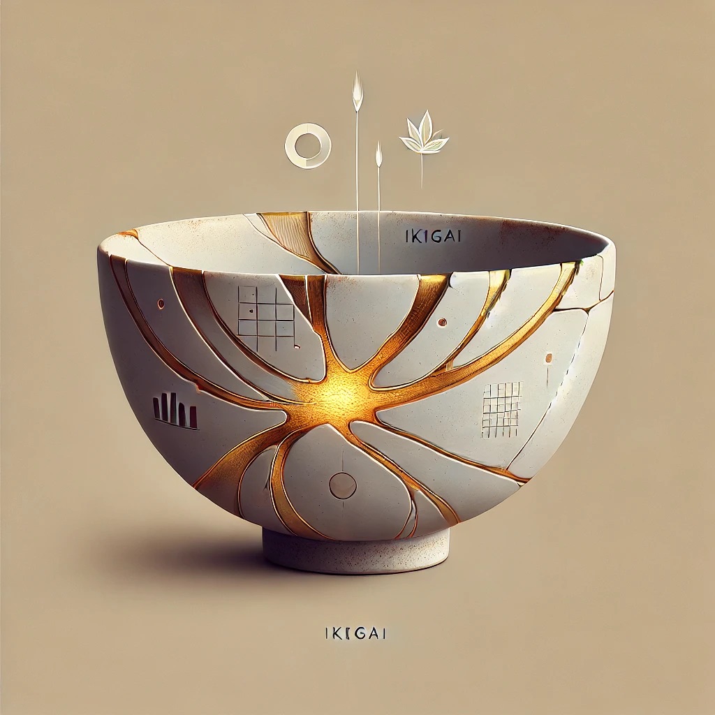 Kintsugi and Ikigai: Embracing Imperfection on the Path to Purpose