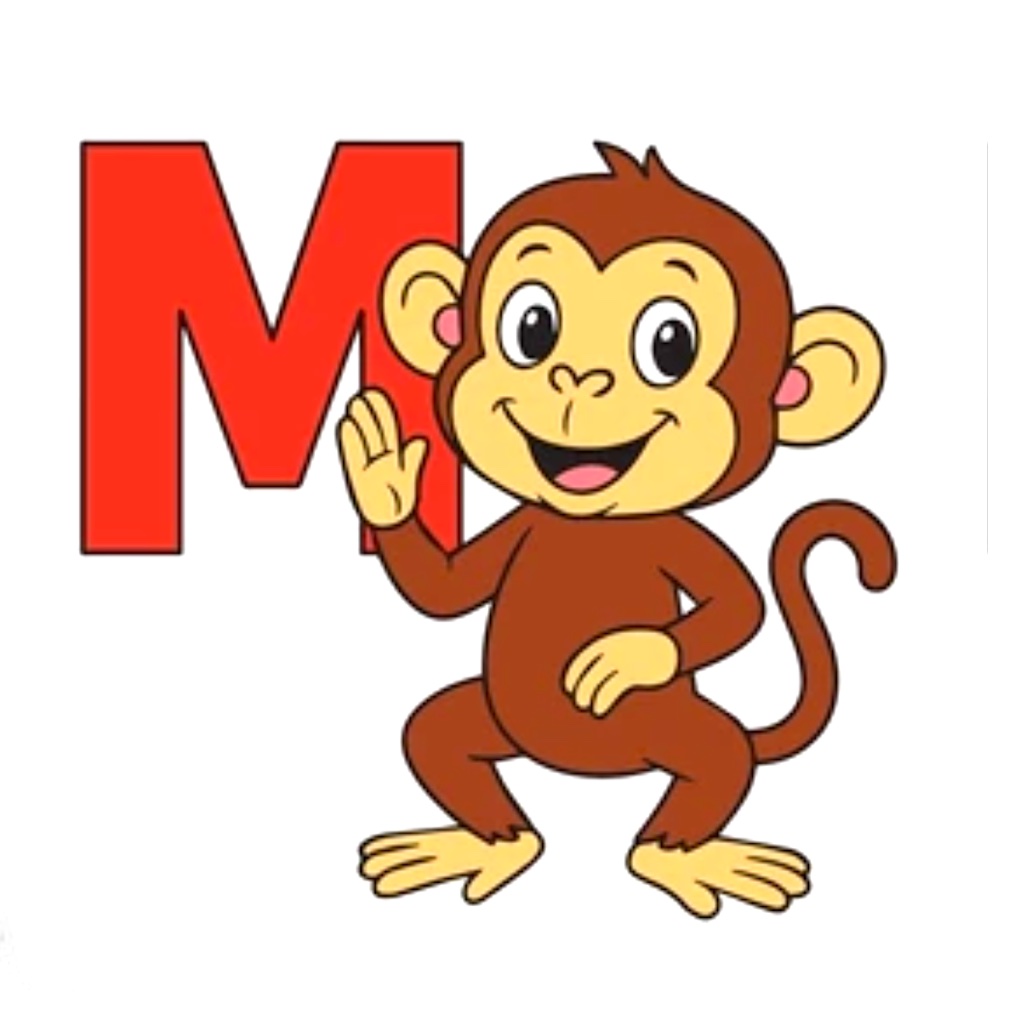 Naughty Monkey Alpherbet Game